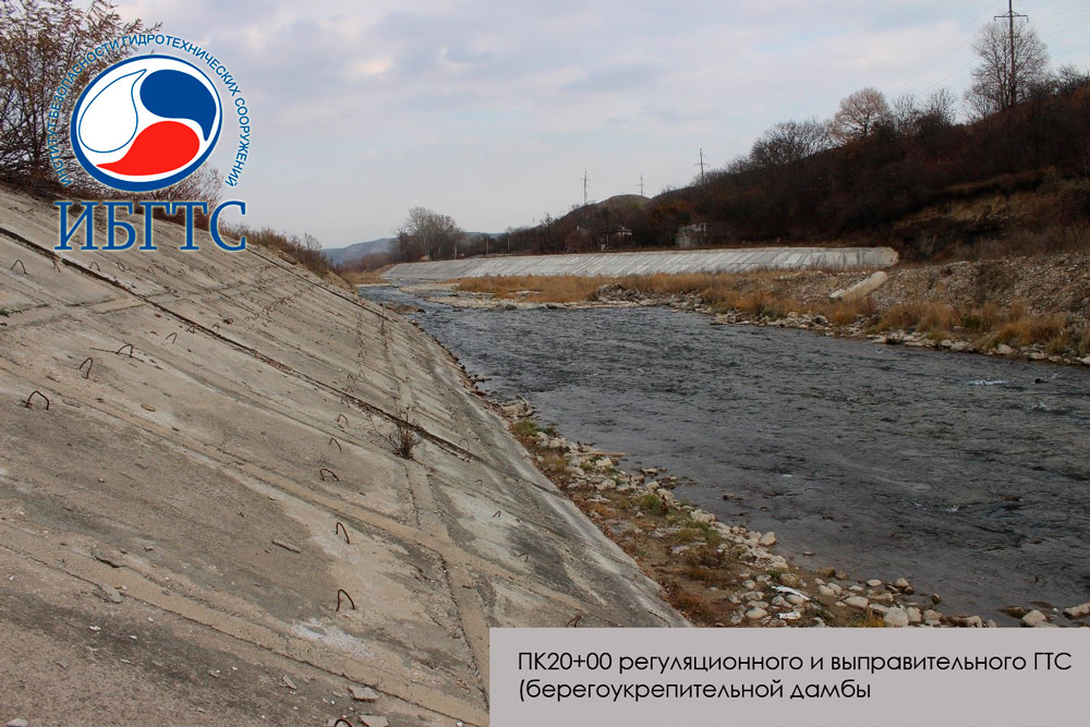 Берегоукрепление на реке Подкумок в поселке Подкумок Берегоукрепление на реке Подкумок в поселке Подкумок